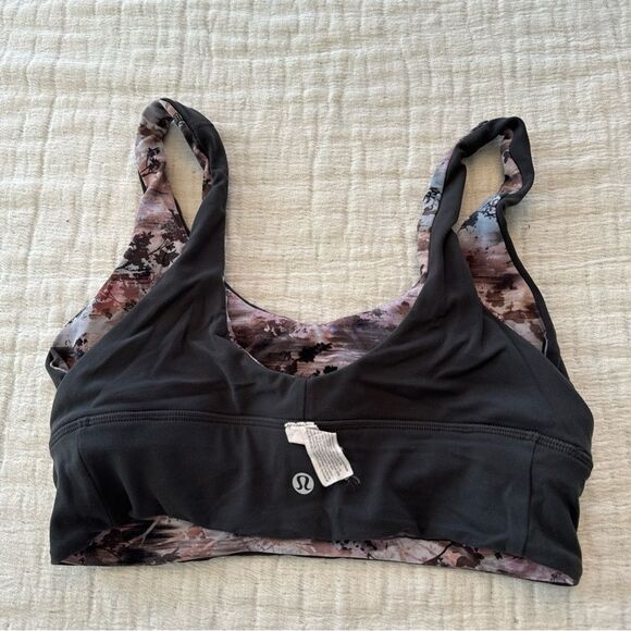Rare Lululemon Align Reversible Sports Bra A/B Future Utopia Multi Print 8 - Picture 7 of 8